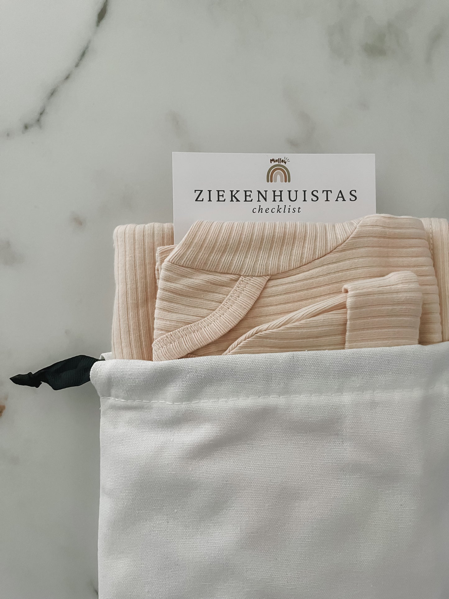Geboortepakje beige