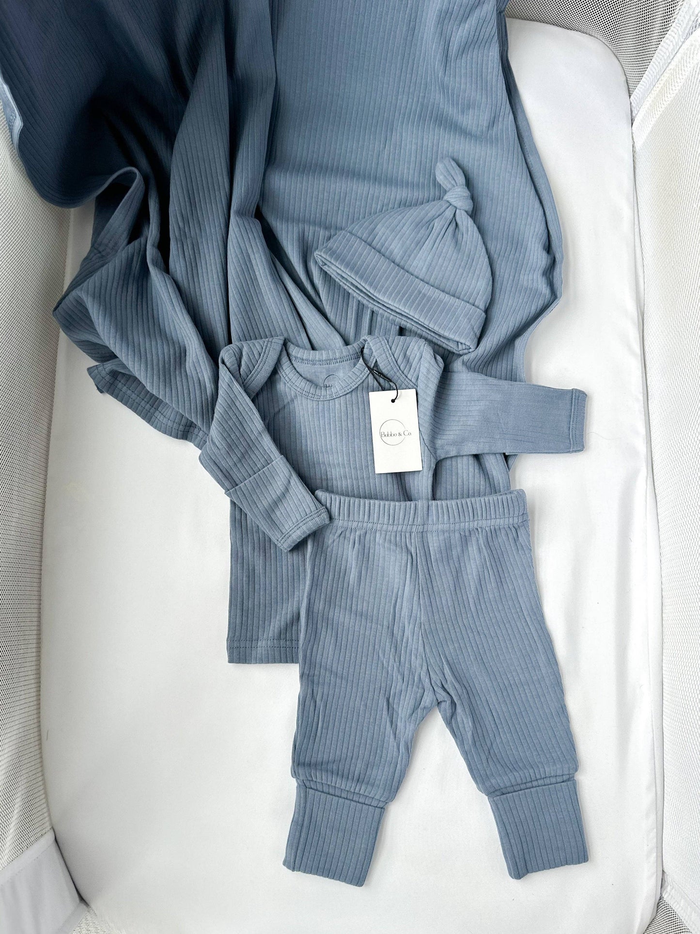 Geboortepakje oceaanblauw